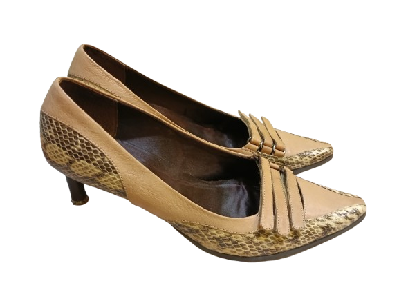 Brown Crocodile Shoes