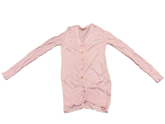 Pink Wool Long Sleeved Shirt