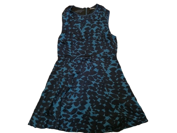 Blue and Black Dress