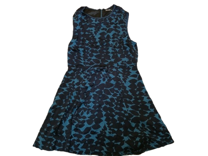 Blue and Black Dress