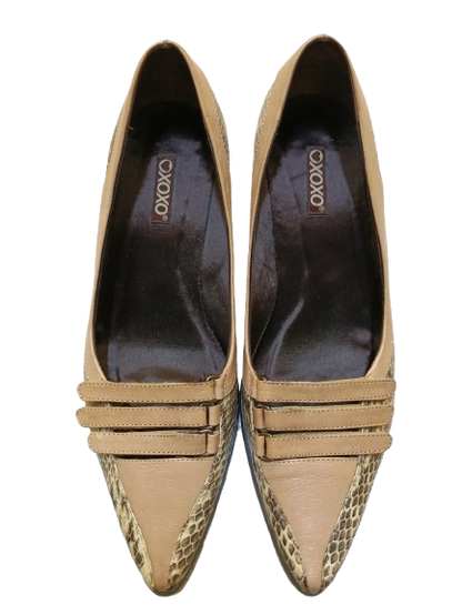 Brown Crocodile Shoes