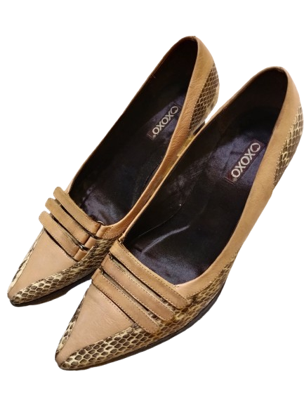 Brown Crocodile Shoes