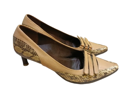 Brown Crocodile Shoes