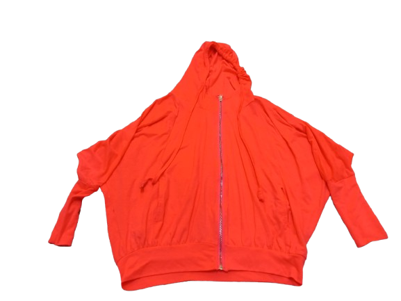 Bright Reddish Orange Thin Jacket