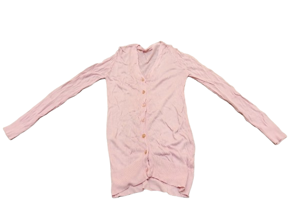 Pink Wool Long Sleeved Shirt