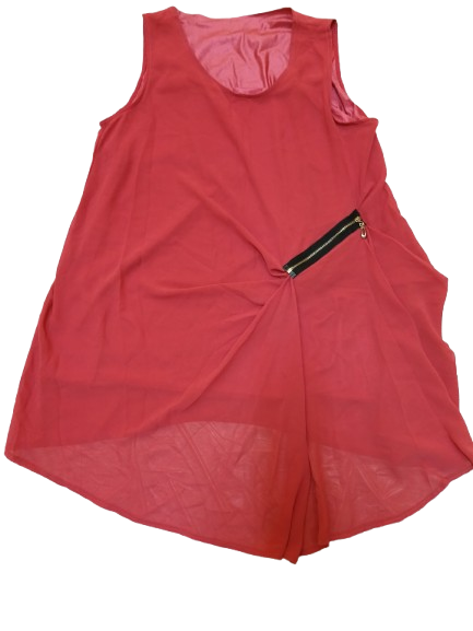 Bright Red Fashionable Dress